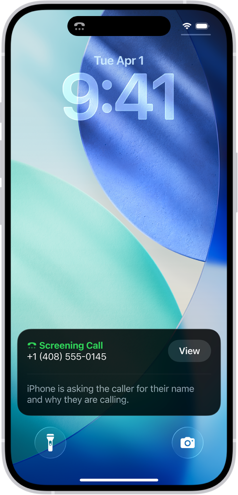iOS Call screening
